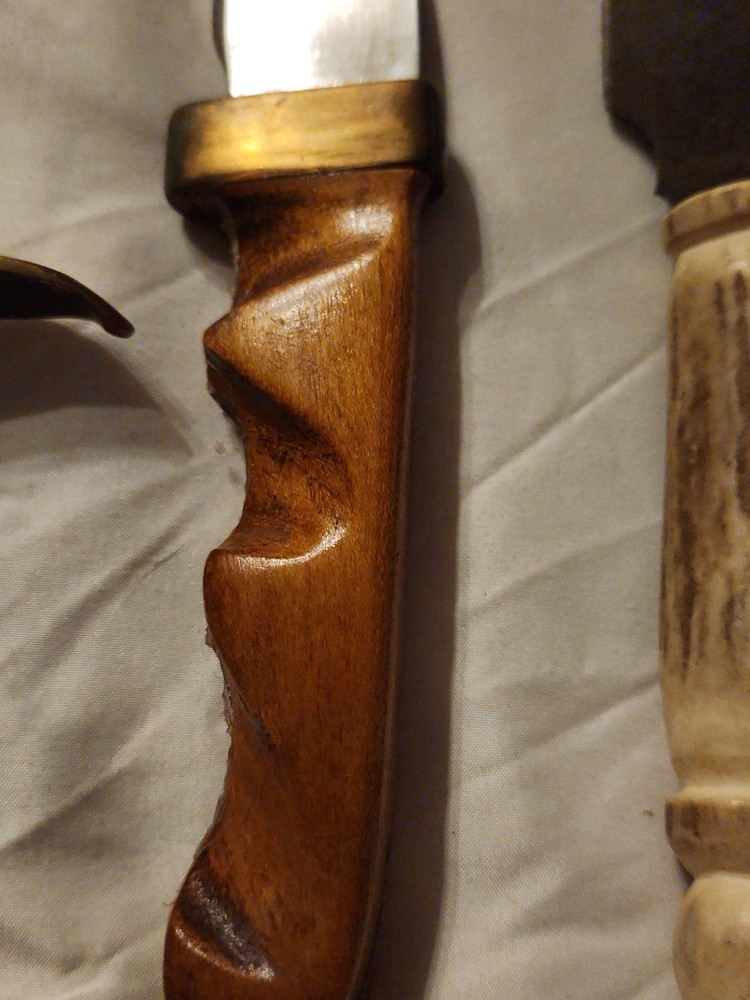 3 Vintage handmade knives.