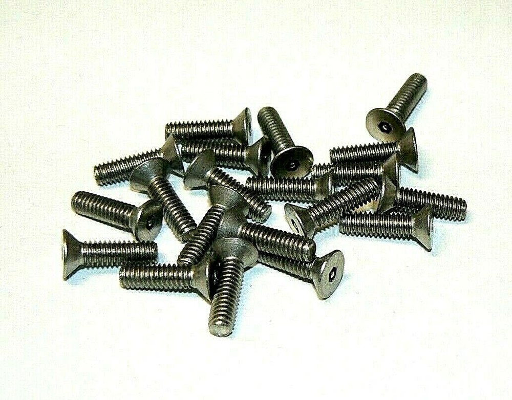 #8/32 X 5/8" Flat Head Socket-Pin Security S/S Machine Screws - 25 Pcs.