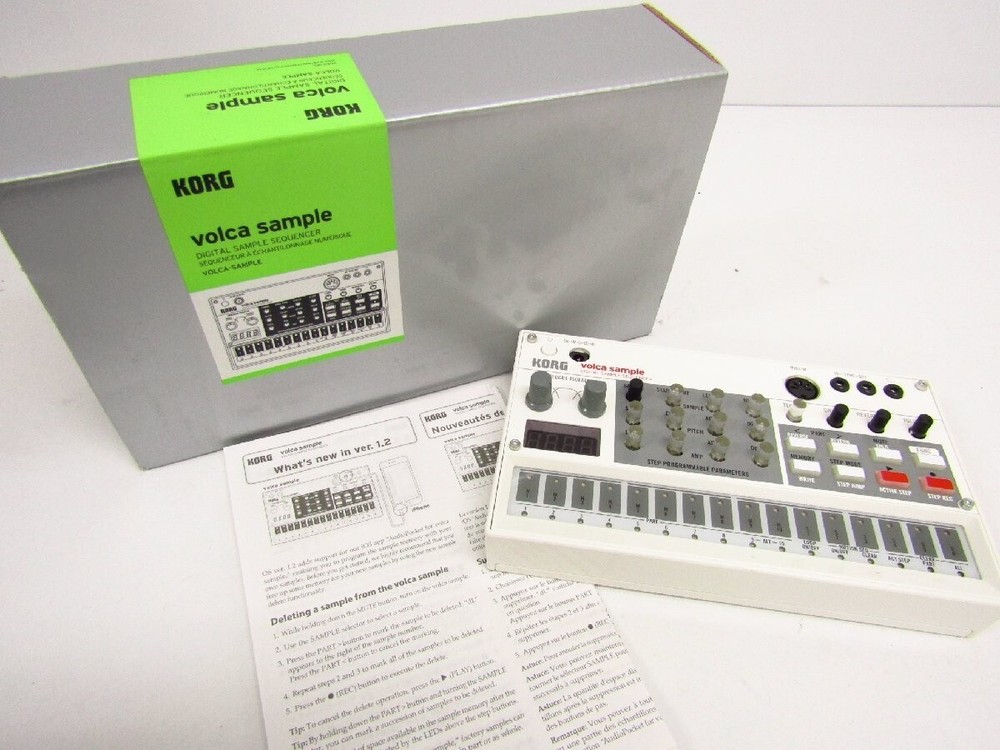 KORG volca sample Digital Sampler Sequencers Live Performance Japan Tested