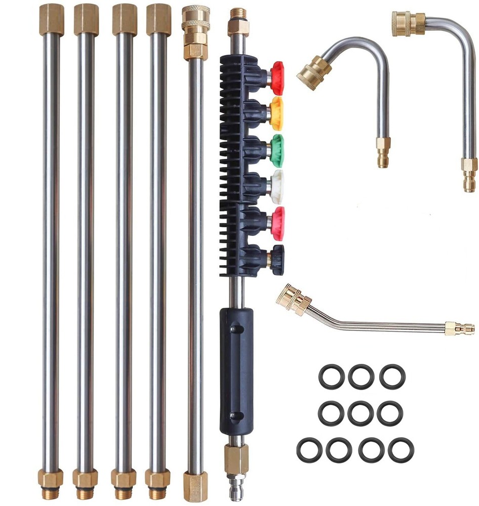 4000PSI High Pressure Washer Extension Wand Replace Lance Gutter Cleaner Nozzle