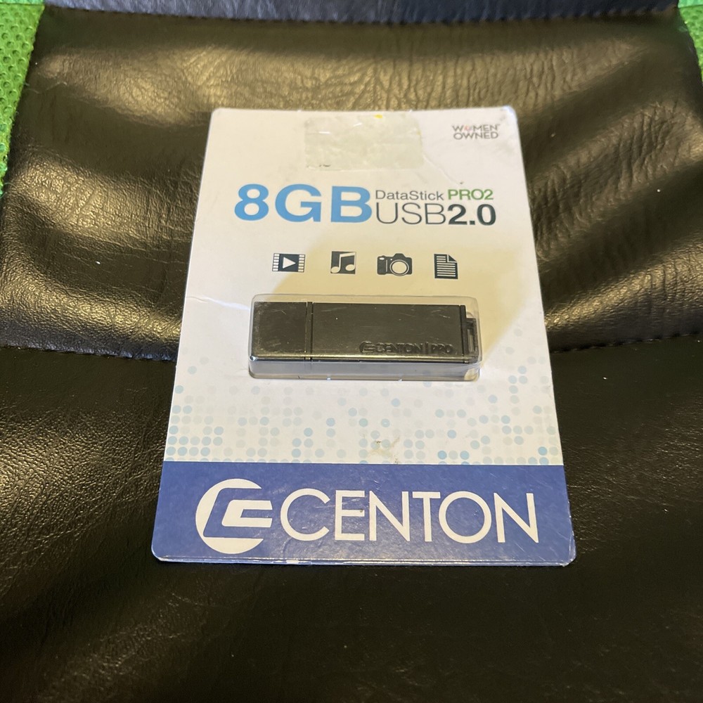 NIB Centon USB 2.0 Datastick Pro2 Black 8GB