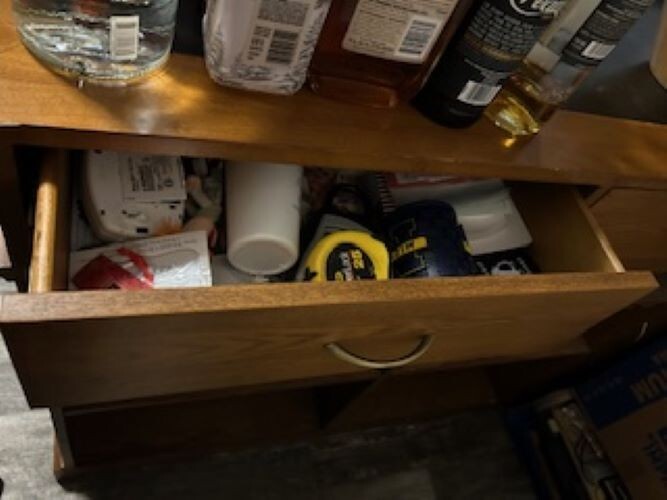 6' Hardwood Home Cocktail Bar