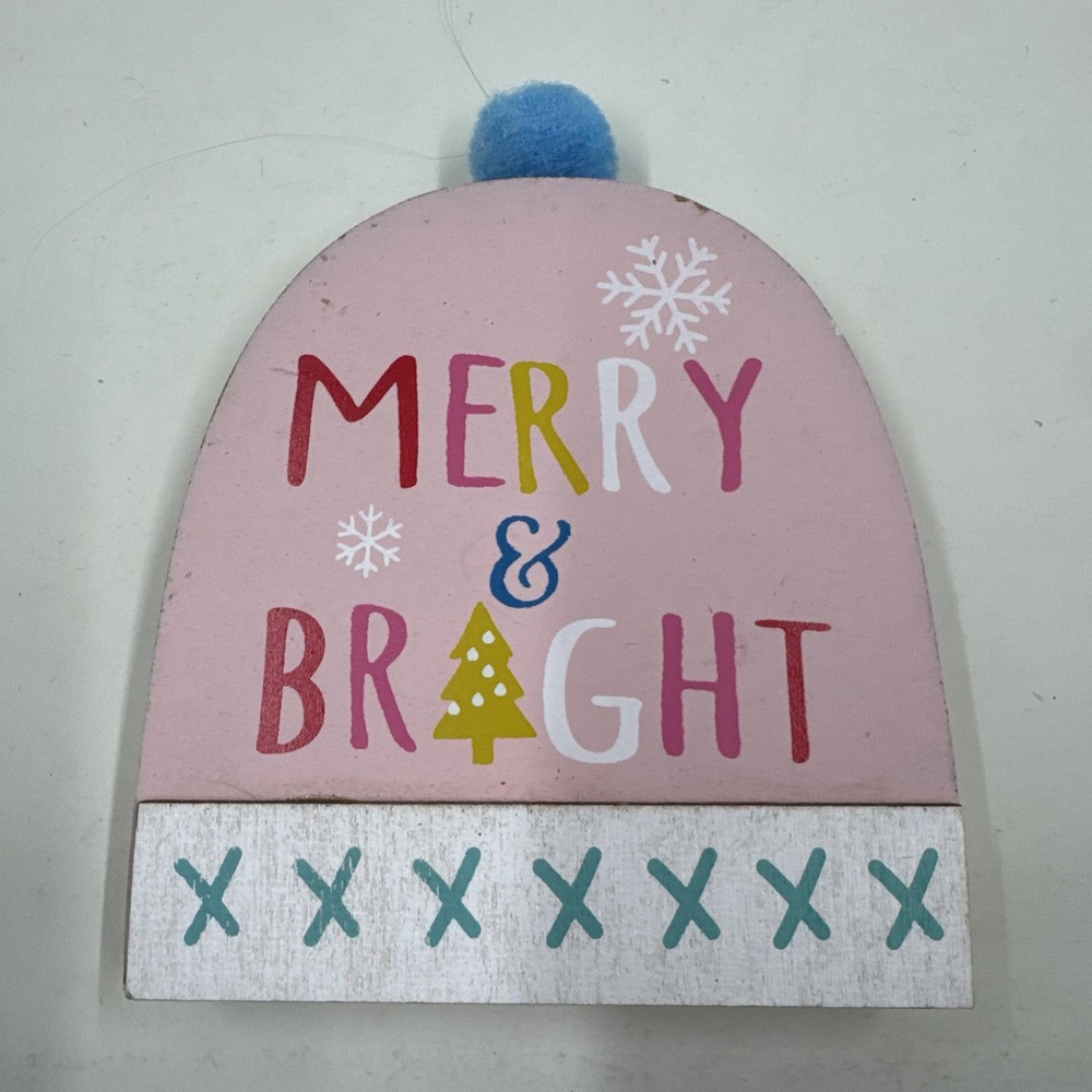 "Merry & Bright" Sign Table Decor