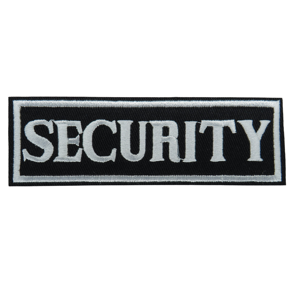 Security patch iron on patch biker punk patch iron on