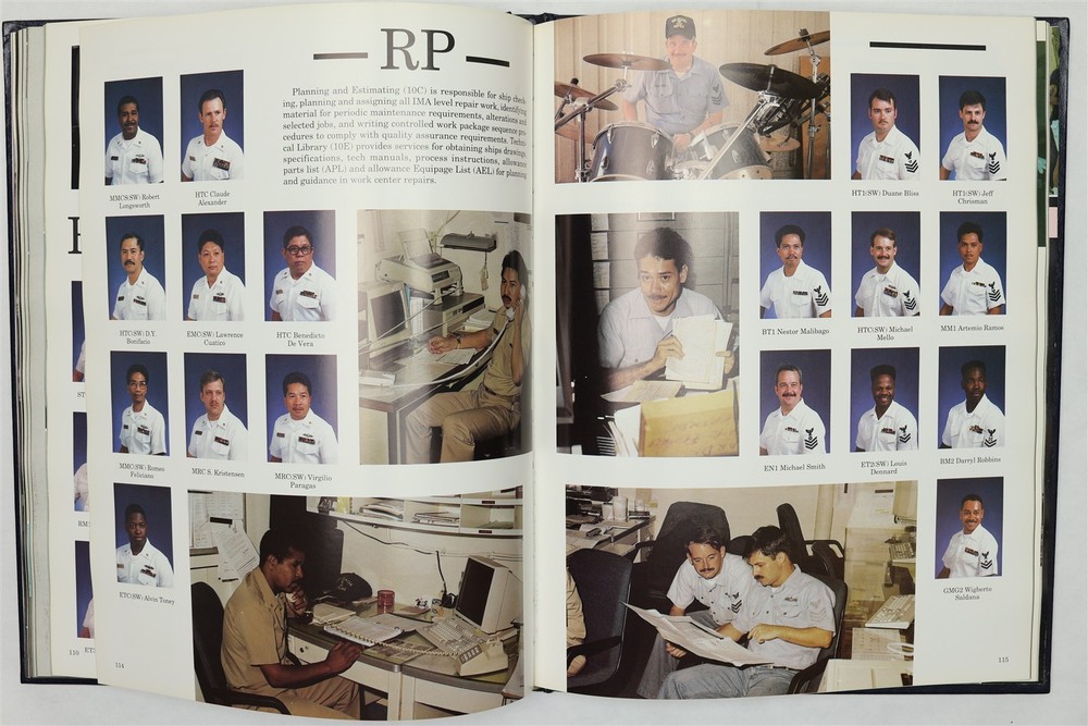 USS Acadia (AD-42) 1992 Westpac Deployment Cruise Book