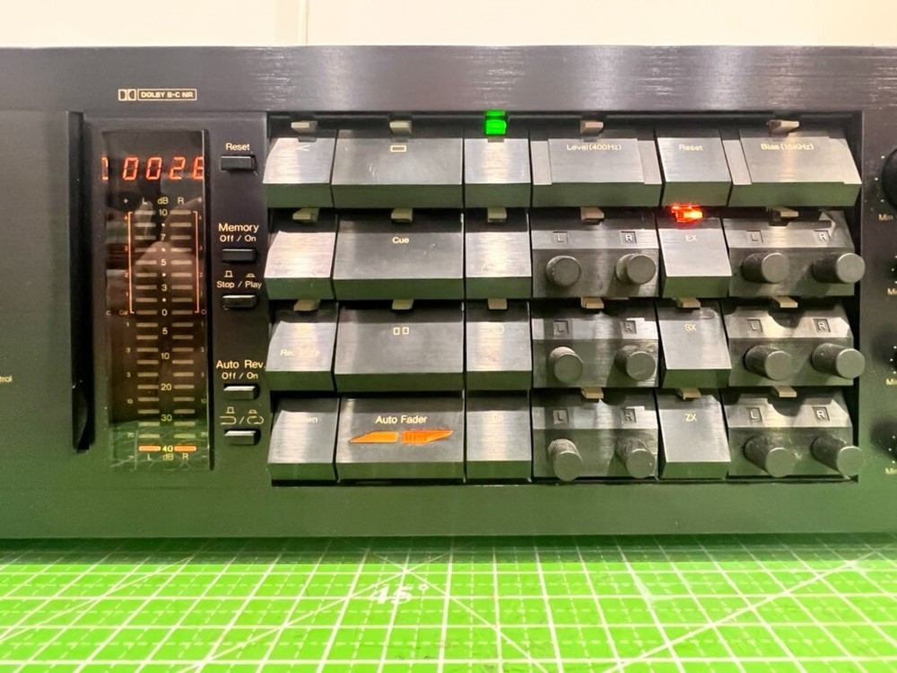 Nakamichi Dragon Auto-Reverse 3-Head Cassette Deck Serviced & Operational+Manual