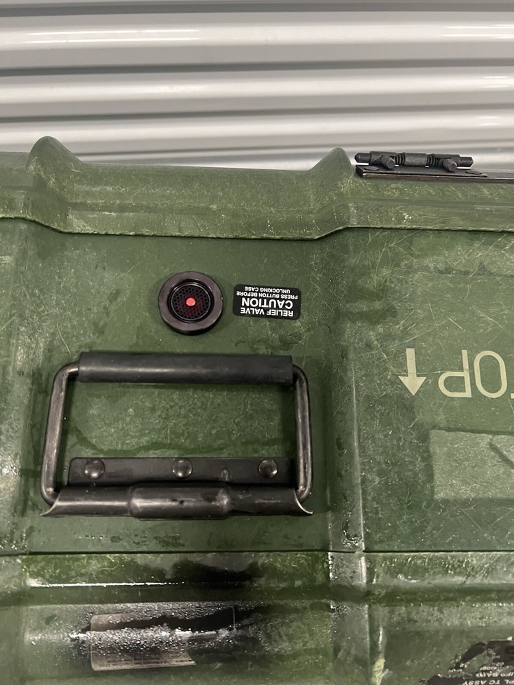 HARDIGG STYLE RACK MOUNT CASE GENERAL DYNAMICS MILITARY ELECTRONICS CRATE 34"-5U