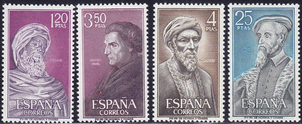 Spain - 1967 (1791-1794) Mint never Hinged - Famous Persons