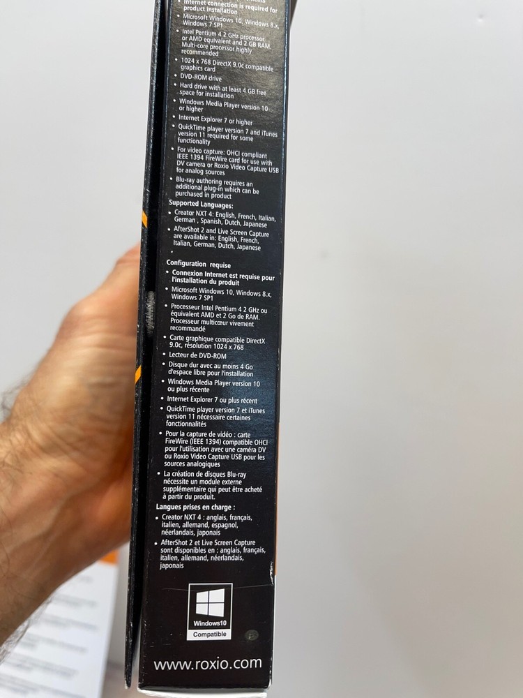 Roxio Creator NXT 4 Multi Media Suite Video Edit Burn Create Windows Download