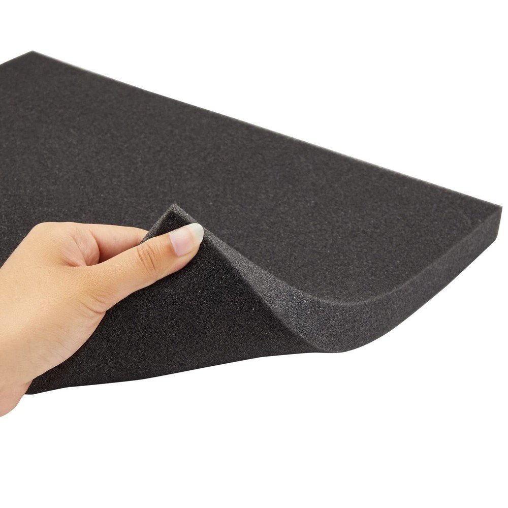 2-Pack Packing Foam Sheets - 16x12x2 Customizable Polyurethane Insert Pads fo...