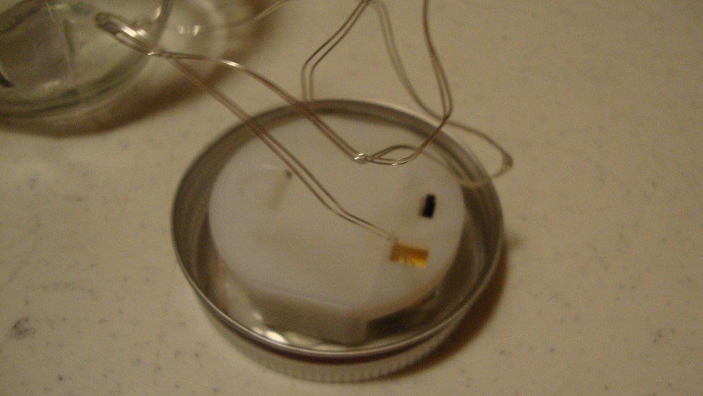 Lid lights with Jar - Battery Operated