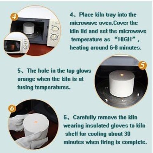 Professional Ceramic Microwave Kiln - Safe & Efficient Glass Fusing Tool