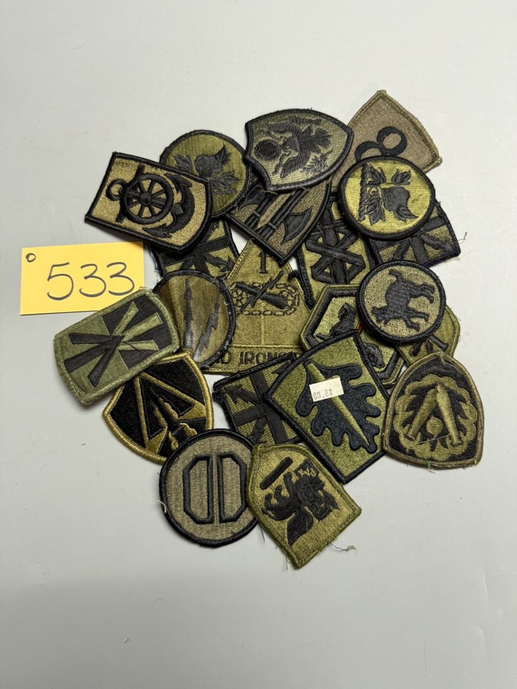 Cold War US Olive Drab Patch Lot o533