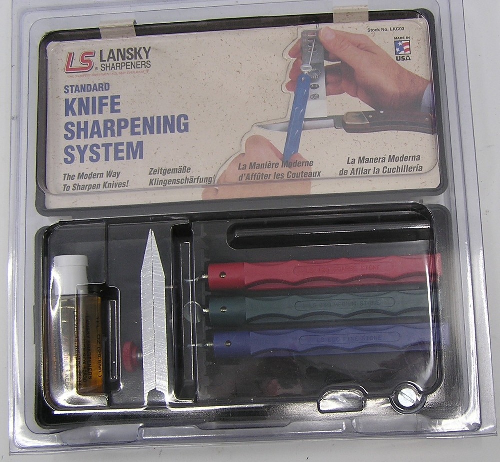 Lansky LKC03 Standard 3 Stone Controlled Angle Precision Knife Sharpening System