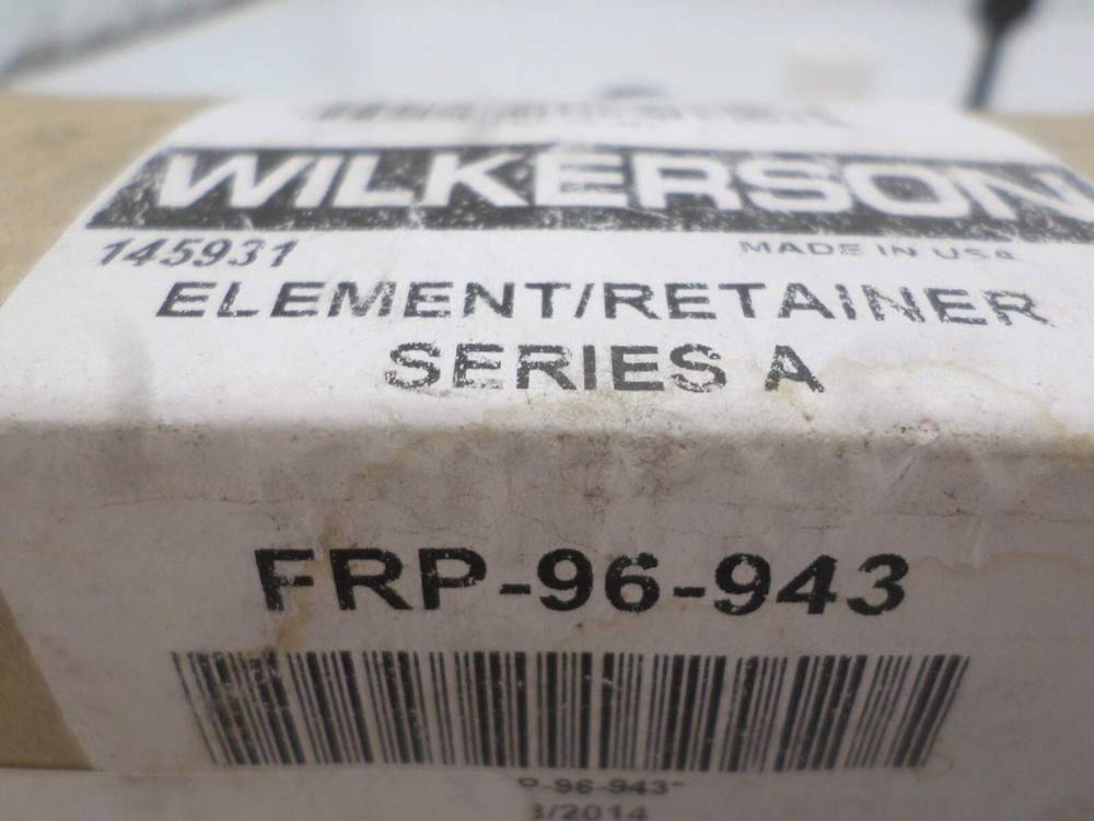 WILKERSON Air Control Assembly FRP-96-943 ELEMENT/RETAINER SERIES A