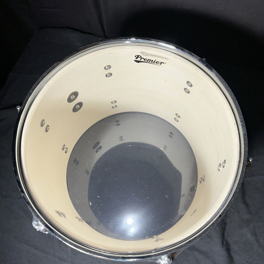 Premier 12x9 Ride Tom Black Silver