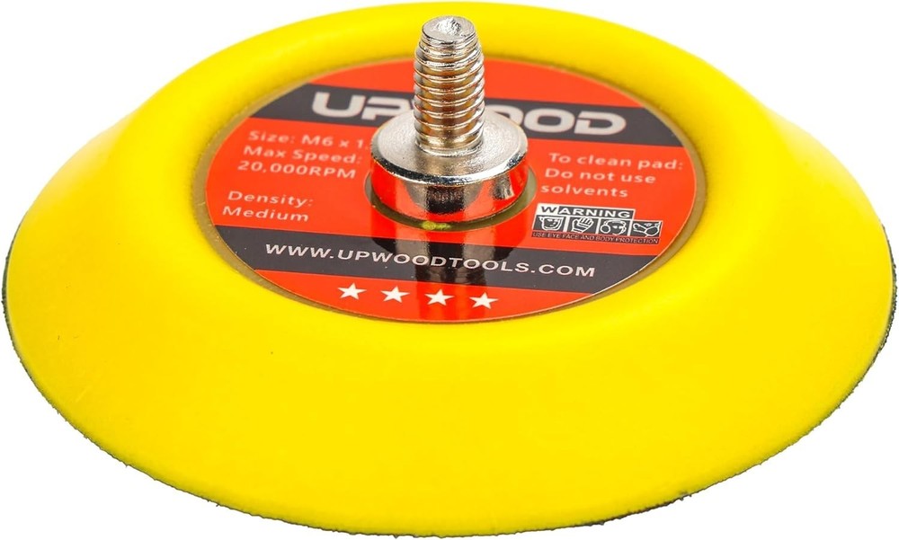 8pc 3" Sanding Backing Pad M6 Thread Hook & Loop for Mini Air Sander Polisher