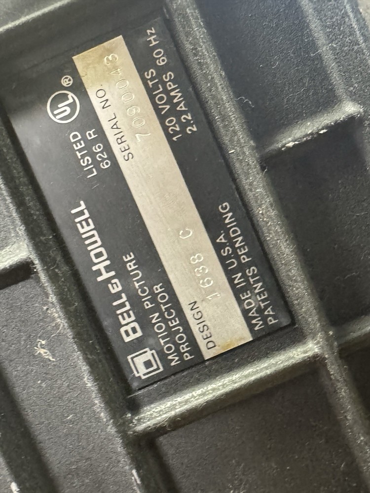 Bell And Howell 1638c Projector