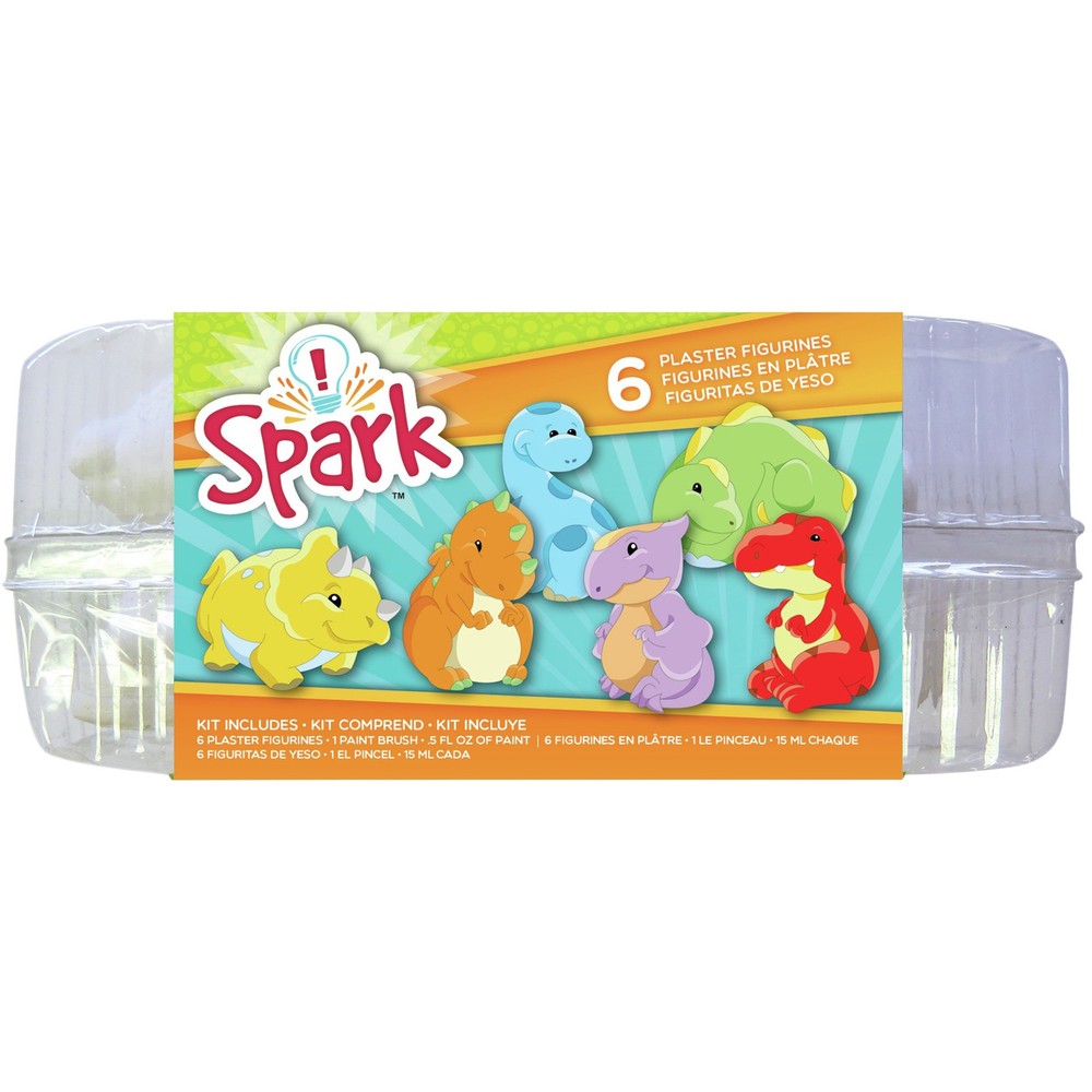 Colorbok Spark Plaster Value Pack-Dinosaur - 2 Pack