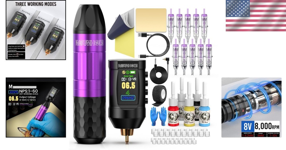Tattoo Practice Kit with Precision Engineering