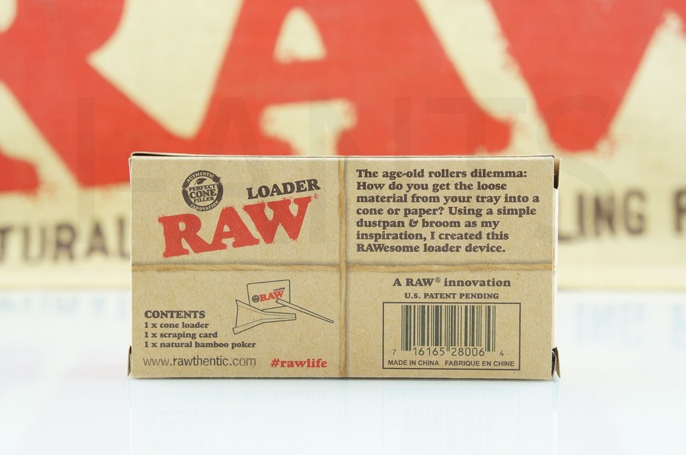 AUTHENTIC RAW ROLLING PAPER CONE LOADER WORK WITH KING SIZE / 98 SPECIAL