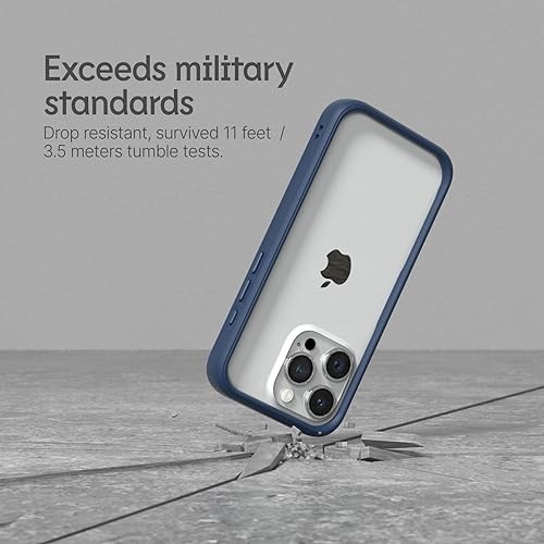 Bumper Case Compatible with [iPhone 15] | CrashGuard - Shock iPhone 15 - Black