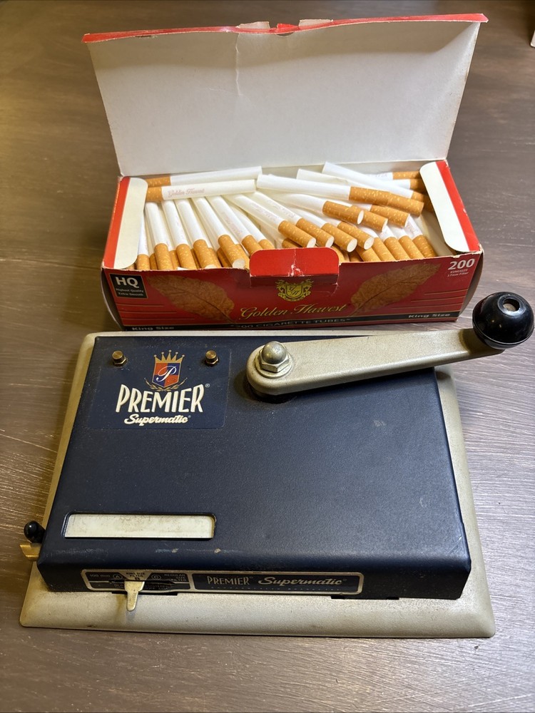 PREMIER Supermatic Cigarette Injector Machine Regular & King with Tubes