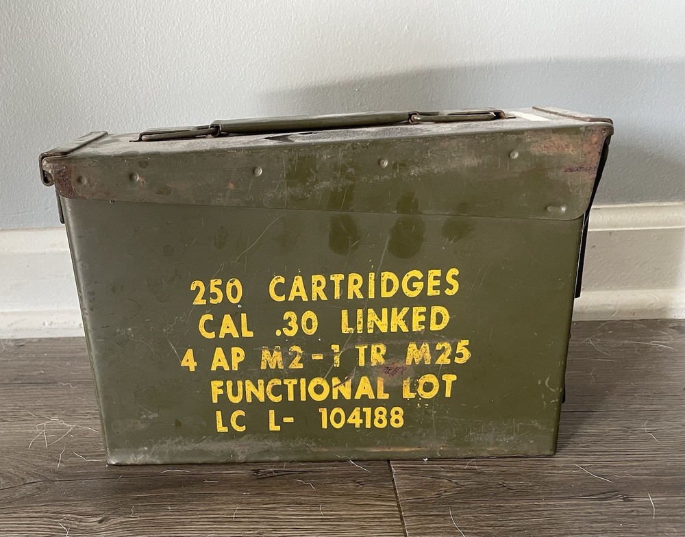 Military 250 Caliber .30 Cartridge Box