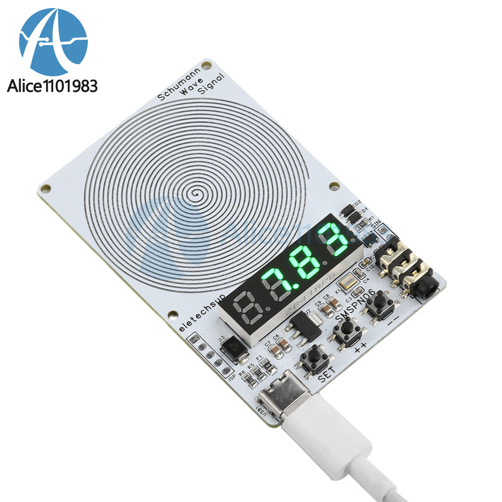 Adjustable 0.01Hz~9999Hz Frequency Schumann Wave Generator 4Bit Digital Display