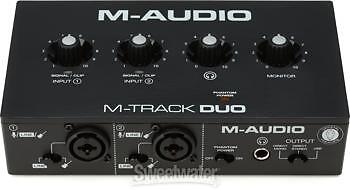M-Audio M-Track Duo USB Audio Interface