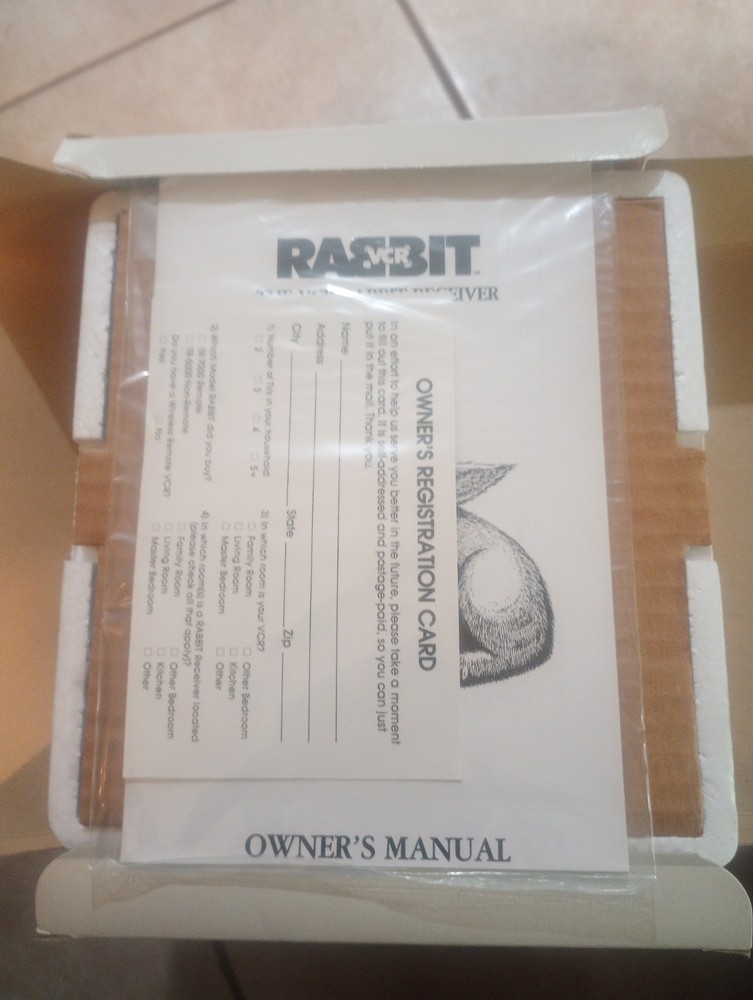 Vintage Rabbit VCR Multiplying System R-8000