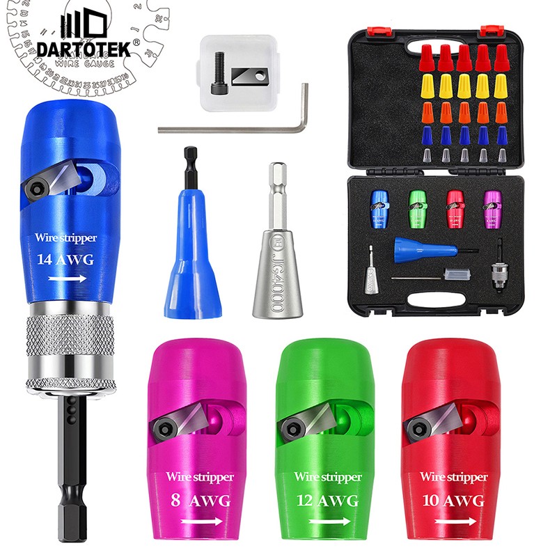 Wire Stripper for Drill Wire Stripping and Twisting Tool Upgrade Electrical