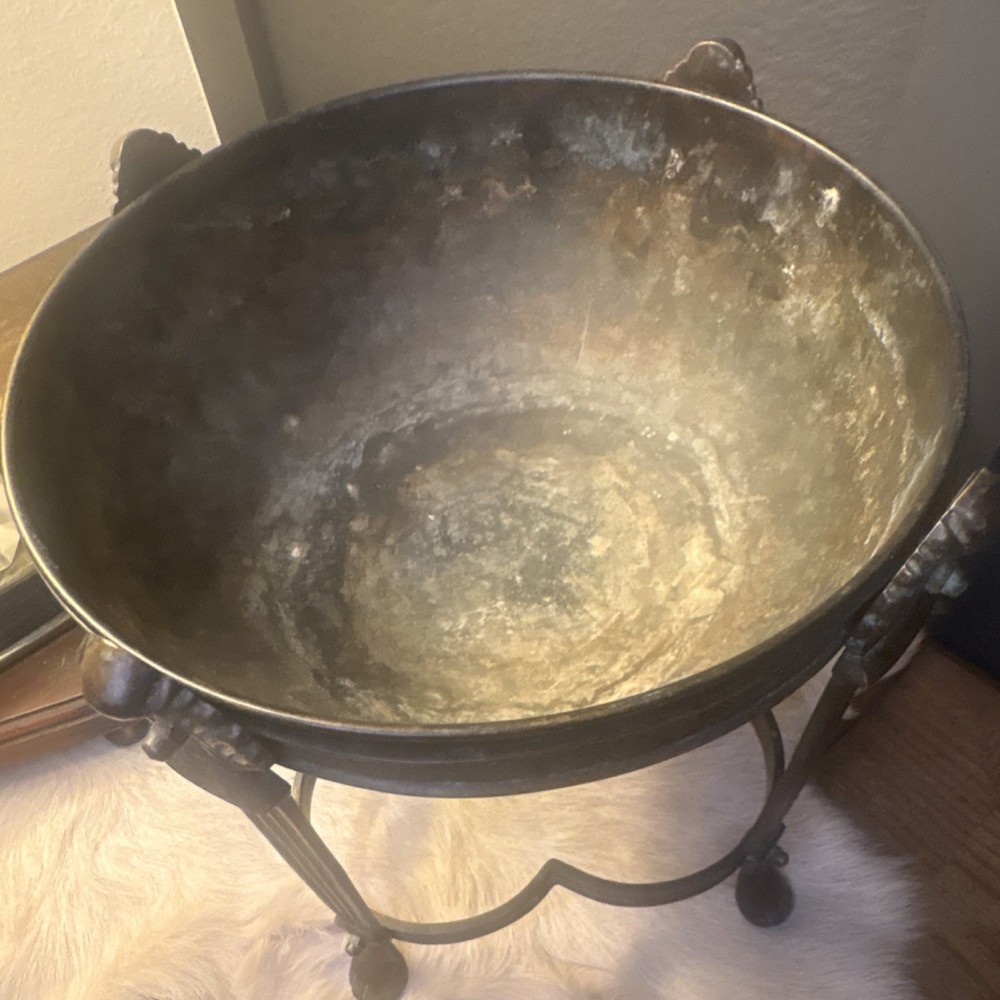 Maitland Smith Ltd. India Made Patinated Copper Compote Bowls
