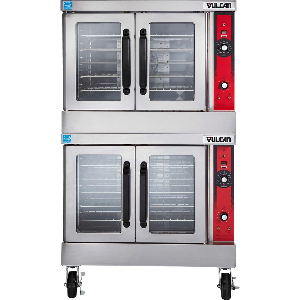 Vulcan VC44GD VC-Series Std. Depth Double Stack Gas Convection Oven