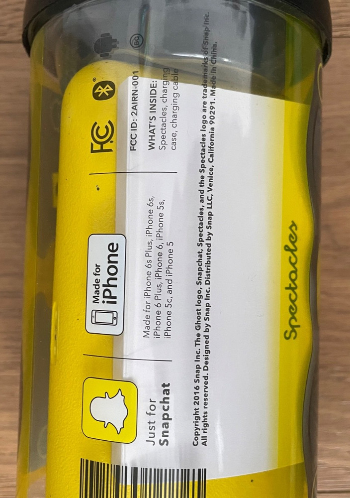 SPECTACLES Just for Snapchat Made For iPhone