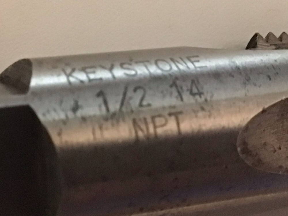 Keystone 1/2 14 NPT Tap ( Pipe )