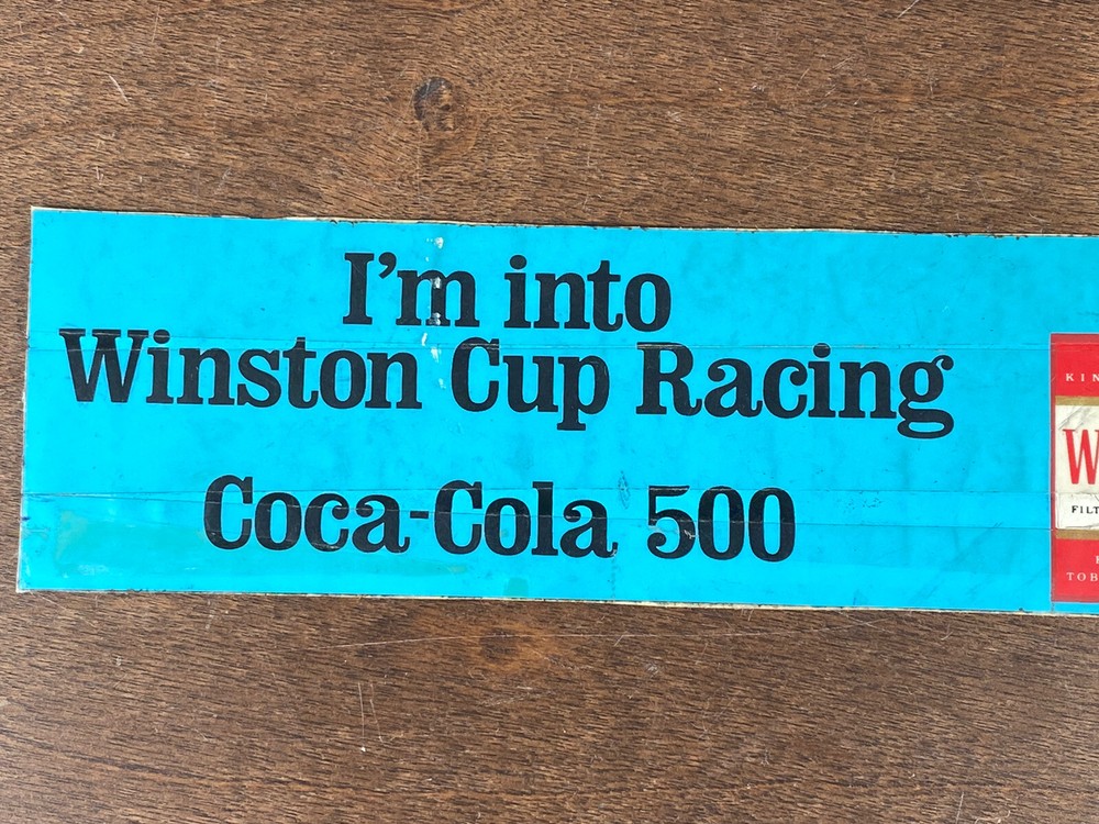 Vintage Coca Cola Winston Cup Racing