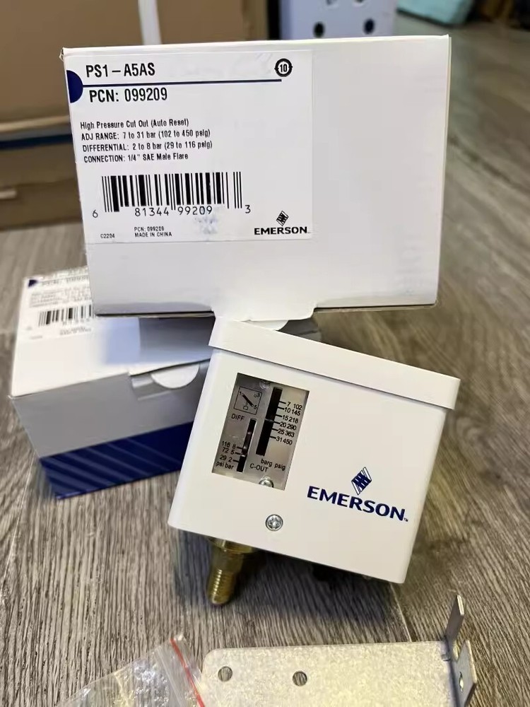 1pc EMERSON PS1-A5AS 5~30bar Pressure controller switch