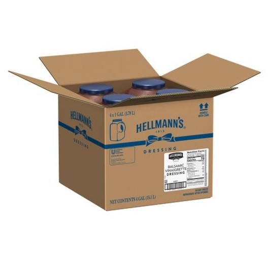 Hellmann's Classic Balsamic Dressing Bulk, 1 Gallon, 4 Per Case