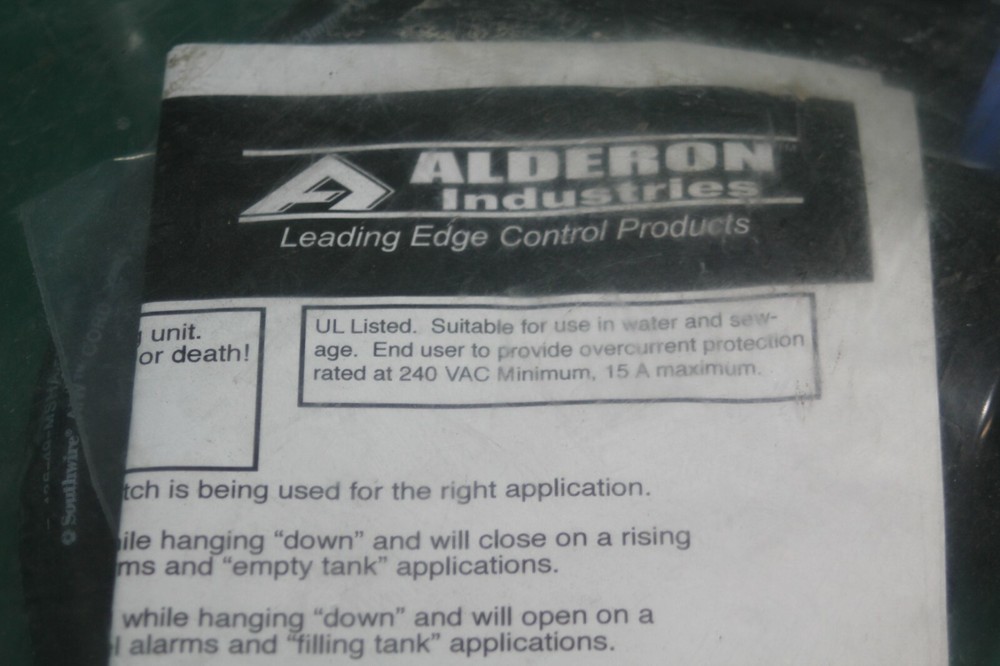 Alderon Unimax Control Switch 7237 50Ft. UMCS50NO