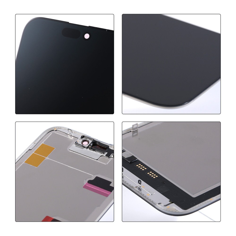 For iPhone 16 Pro Max SOFT OLED Display Touch Screen Digitizer Replacement Frame