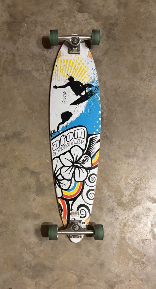 atom pintail longboard 39in SURF colorway