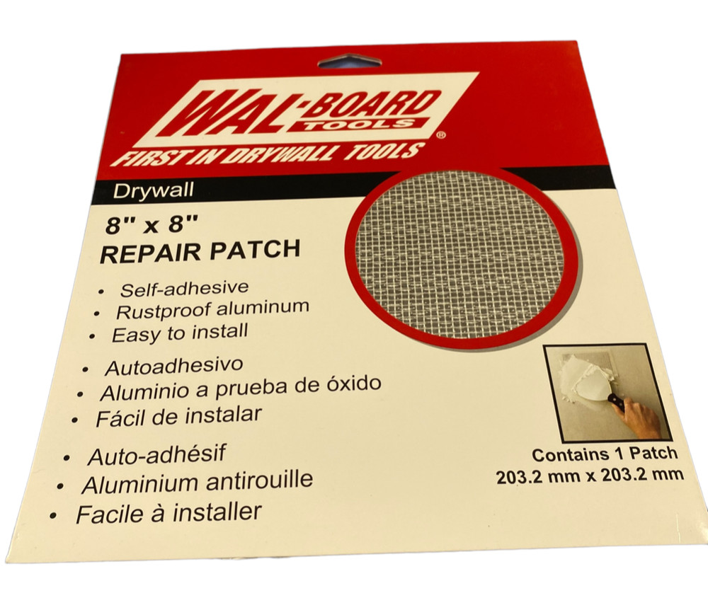 WAL BOARD TOOLS 8" X 8"/  REPAIR PATCH DRYWALL/ SELF-ADHESIVE/ NEW!