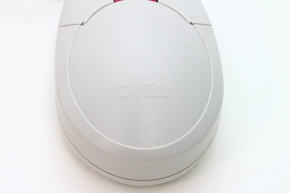 Sega Saturn HSS-0139 Genuine AuthenticLight Gray Shuttle Mouse Controller Used