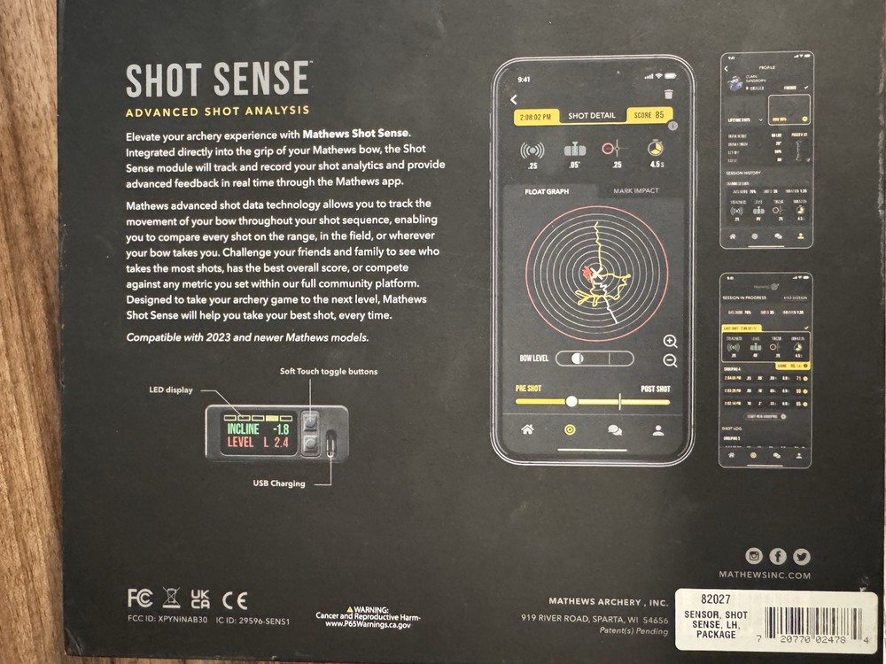 NEW Mathew’s Shot Sense - Left Hand