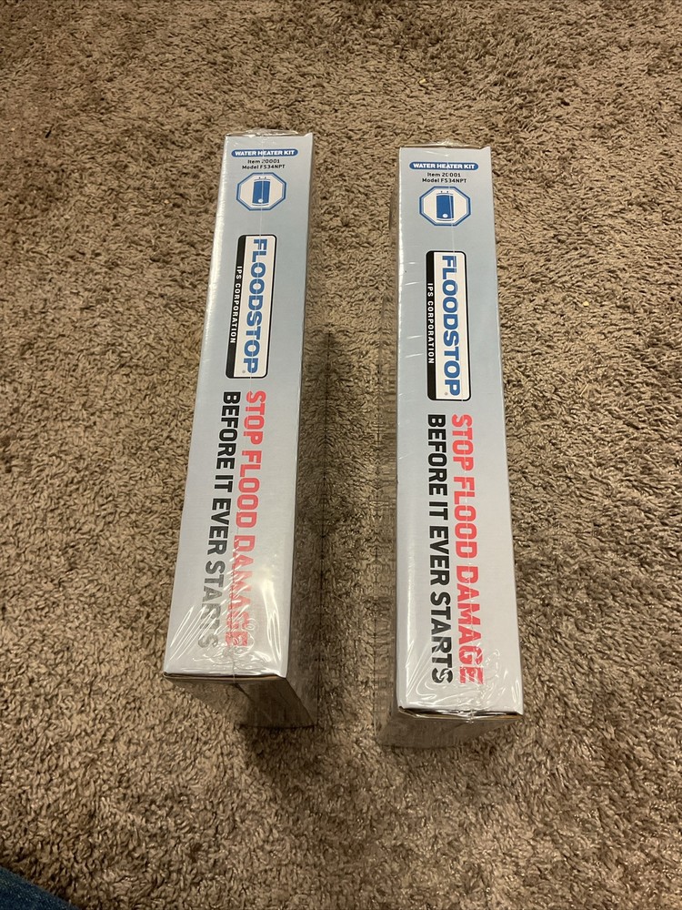 Water Heater Floodstop w/ 3/4" Ball Valve, Control Box, Sensor