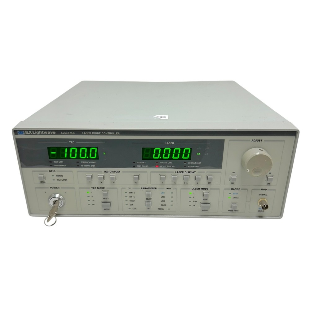 ILX Lightwave LDC-3714 Laser Diode Controller - Precision TEC & Current Source