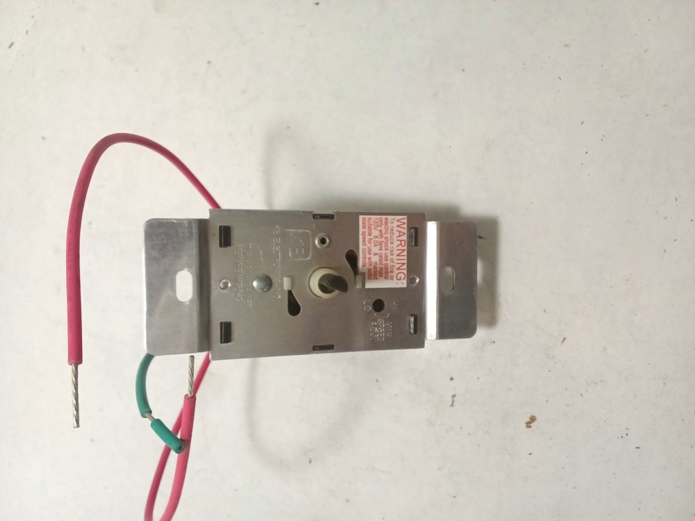 KB Electronics Vari-Speed Motor Speed Control Wall Mount MISSING PARTS (E8D1)