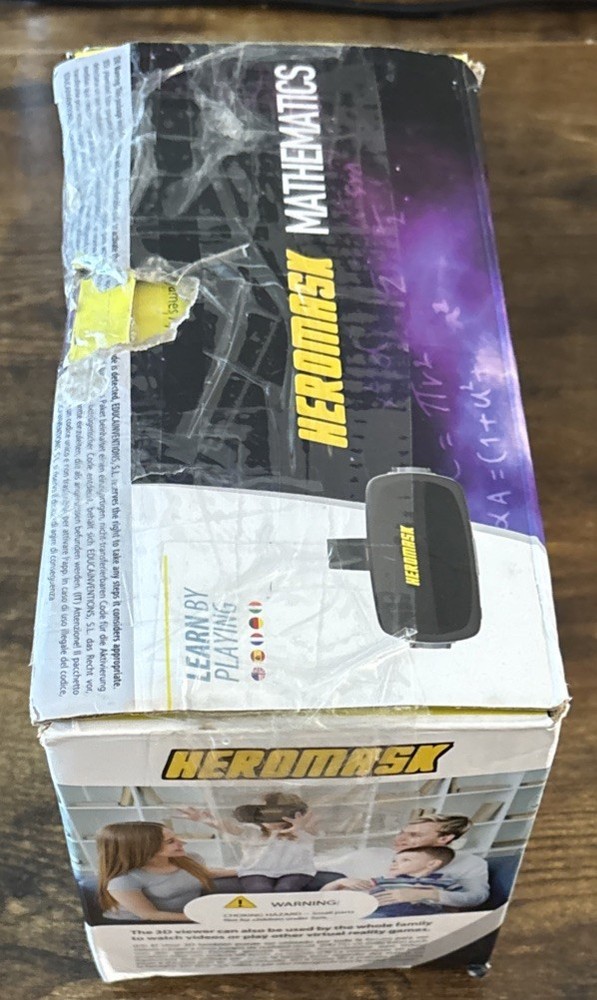 HEROMASK VR Headset Math Mathematics Educational Games for 5+ years