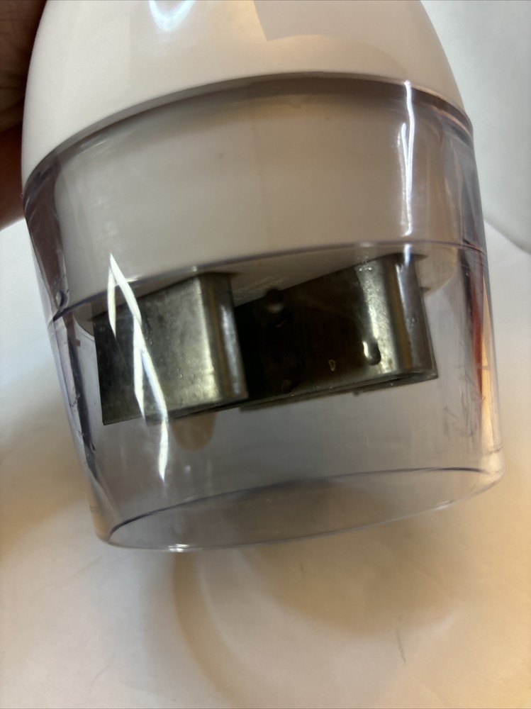 KitchenAid White Manual Hand Food Chopper with Rubber Handle